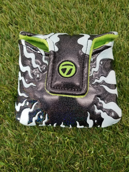 NEW TAYLORMADE VAULT LITTLE GREEN MAN SPIDER MALLET PUTTER HEADCOVER BRANDNEW