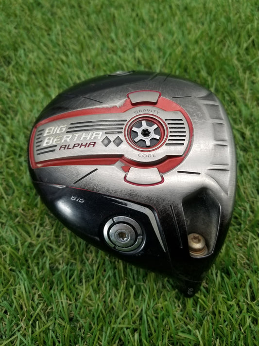 2014 CALLAWAY BIG BERTHA ALPHA 815 DOUBLE BLK DIAMOND DRIVER 9* CLUBHEAD GOOD