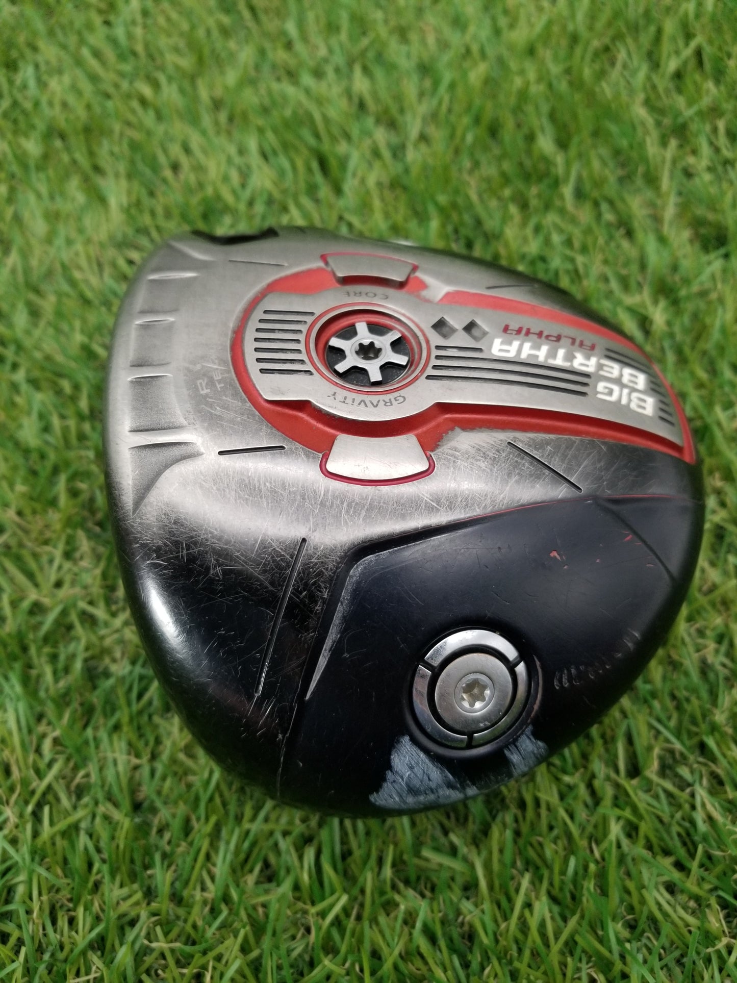 2014 CALLAWAY BIG BERTHA ALPHA 815 DOUBLE BLK DIAMOND DRIVER 9* CLUBHEAD GOOD