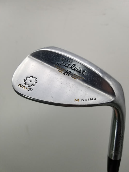 2TITLEIST VOKEY SM5 CHROME WEDGE 58/08M REGULAR KUROKAGE SILVER 65G 35" FAIR