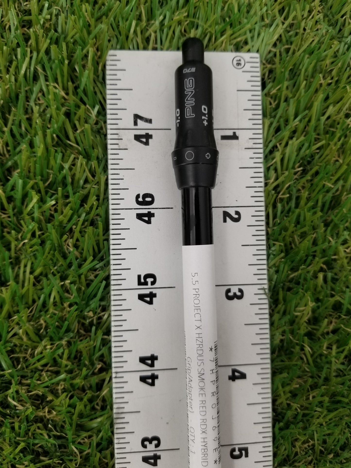 PROJECT X HZRDUS SMOKE RED RDX HYBRID SHAFT REGULAR 70G 39.25" PING TIP VERYGOOD