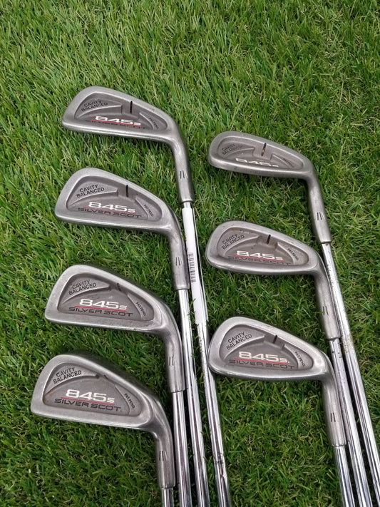 TOMMY ARMOUR 845S SILVER SCOT IRON SET 3I-PW (NO 6I) STIFF DYNGOLD FAIR
