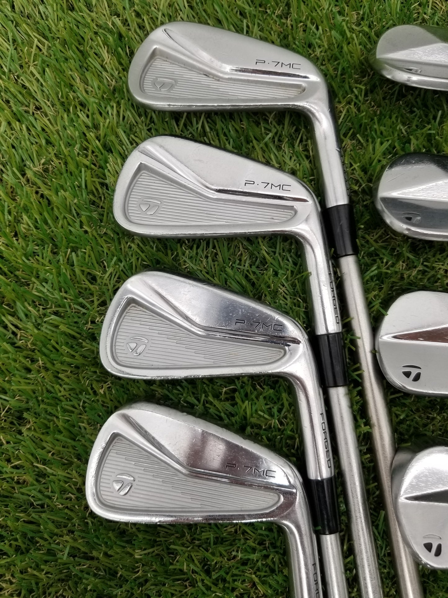 2021 TAYLORMADE P7MC/P7MB COMBO IRON SET 3I-PW XSTIFF KBS TOUR C-TAPER FAIR