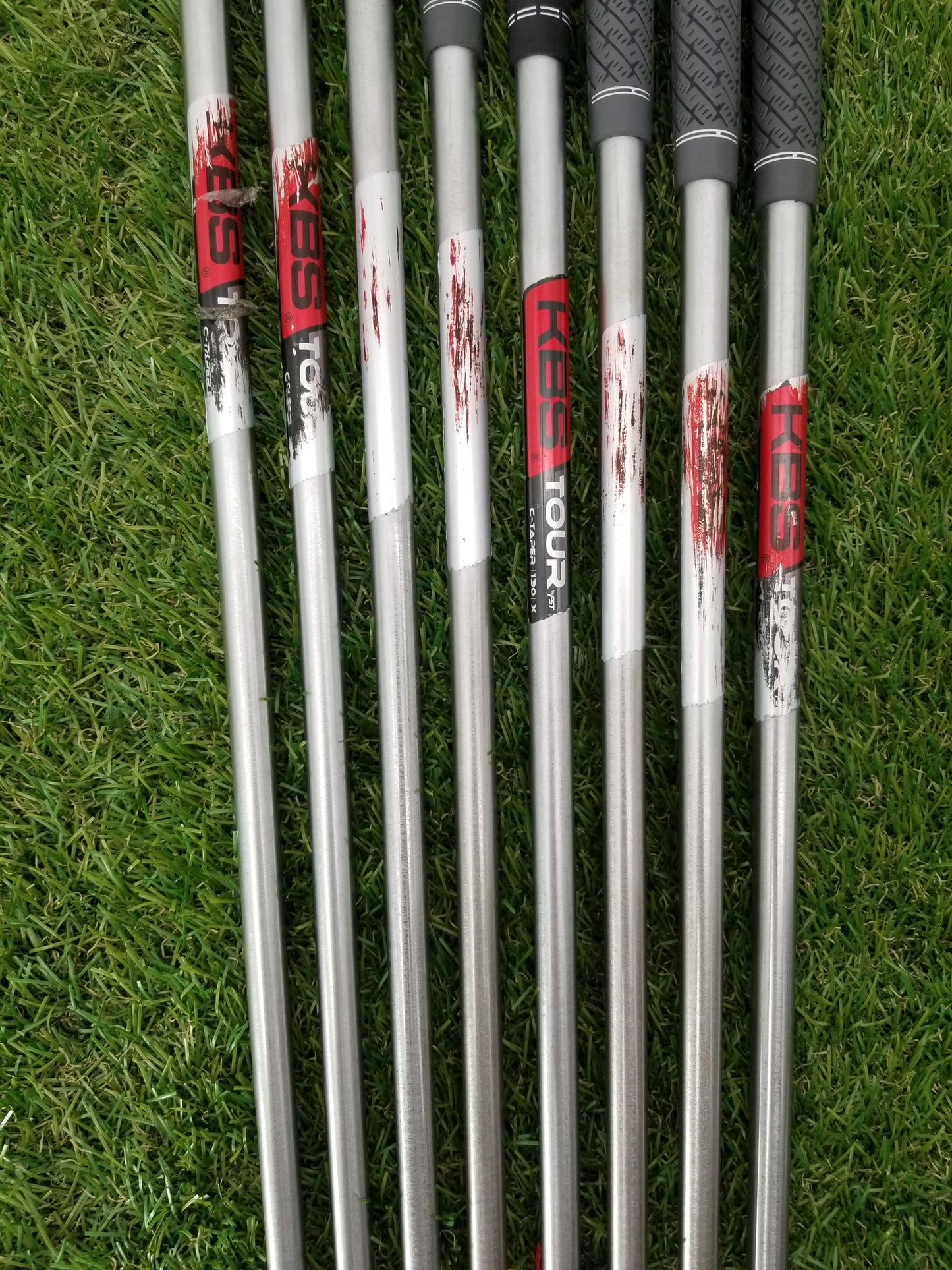 2021 TAYLORMADE P7MC/P7MB COMBO IRON SET 3I-PW XSTIFF KBS TOUR C-TAPER FAIR