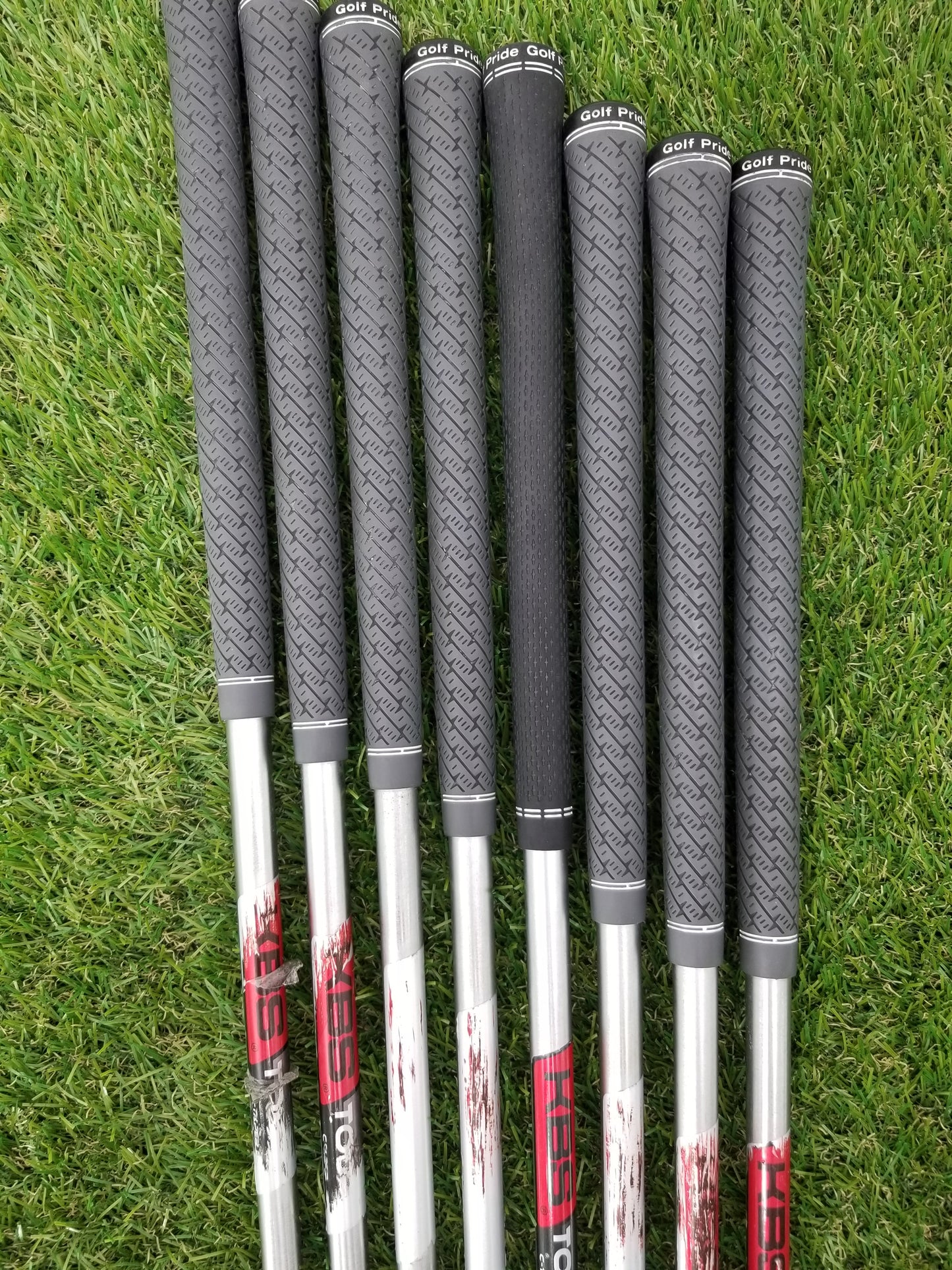 2021 TAYLORMADE P7MC/P7MB COMBO IRON SET 3I-PW XSTIFF KBS TOUR C-TAPER FAIR