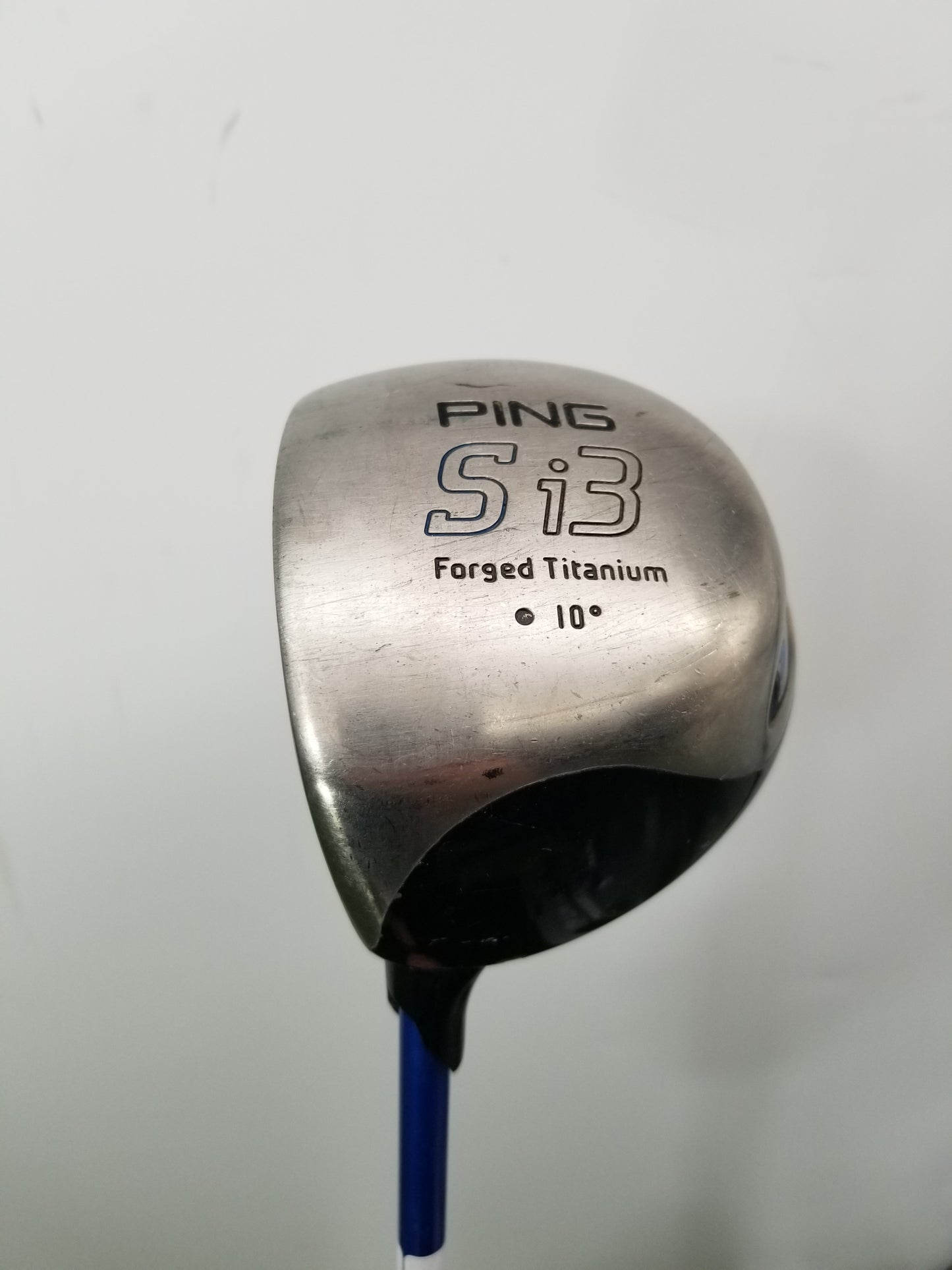 LEFTY PING SI3 FORGED TITANIUM DRIVER 10* STIFF GRAFALLOY BLUE FAIR