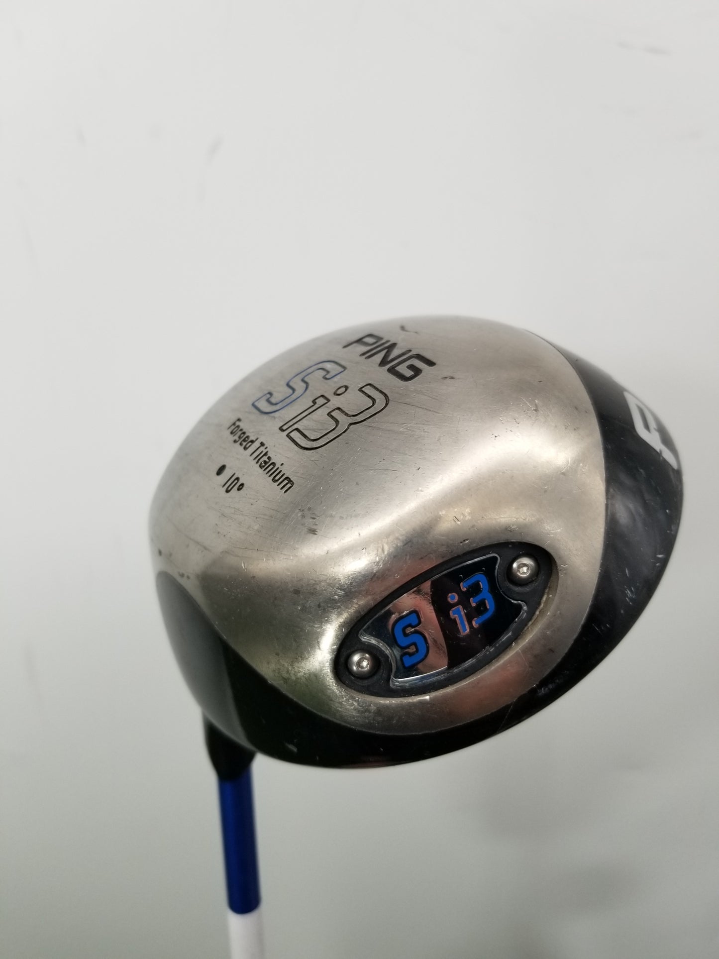 LEFTY PING SI3 FORGED TITANIUM DRIVER 10* STIFF GRAFALLOY BLUE FAIR
