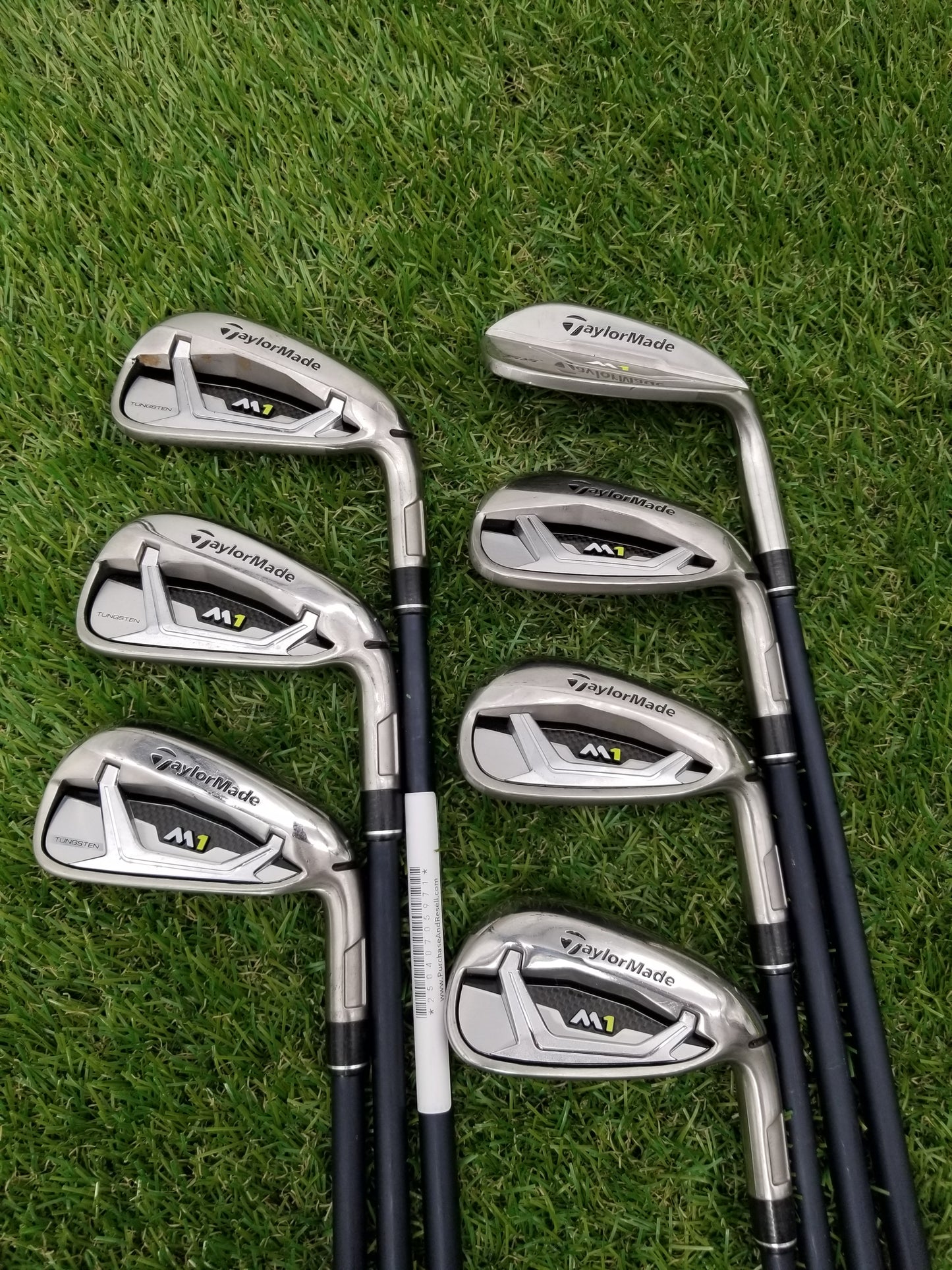 2017 TAYLORMADE M1 IRON SET 5I-PW,SW SENIOR FUJIKURA PRO 57 GREEN GOOD