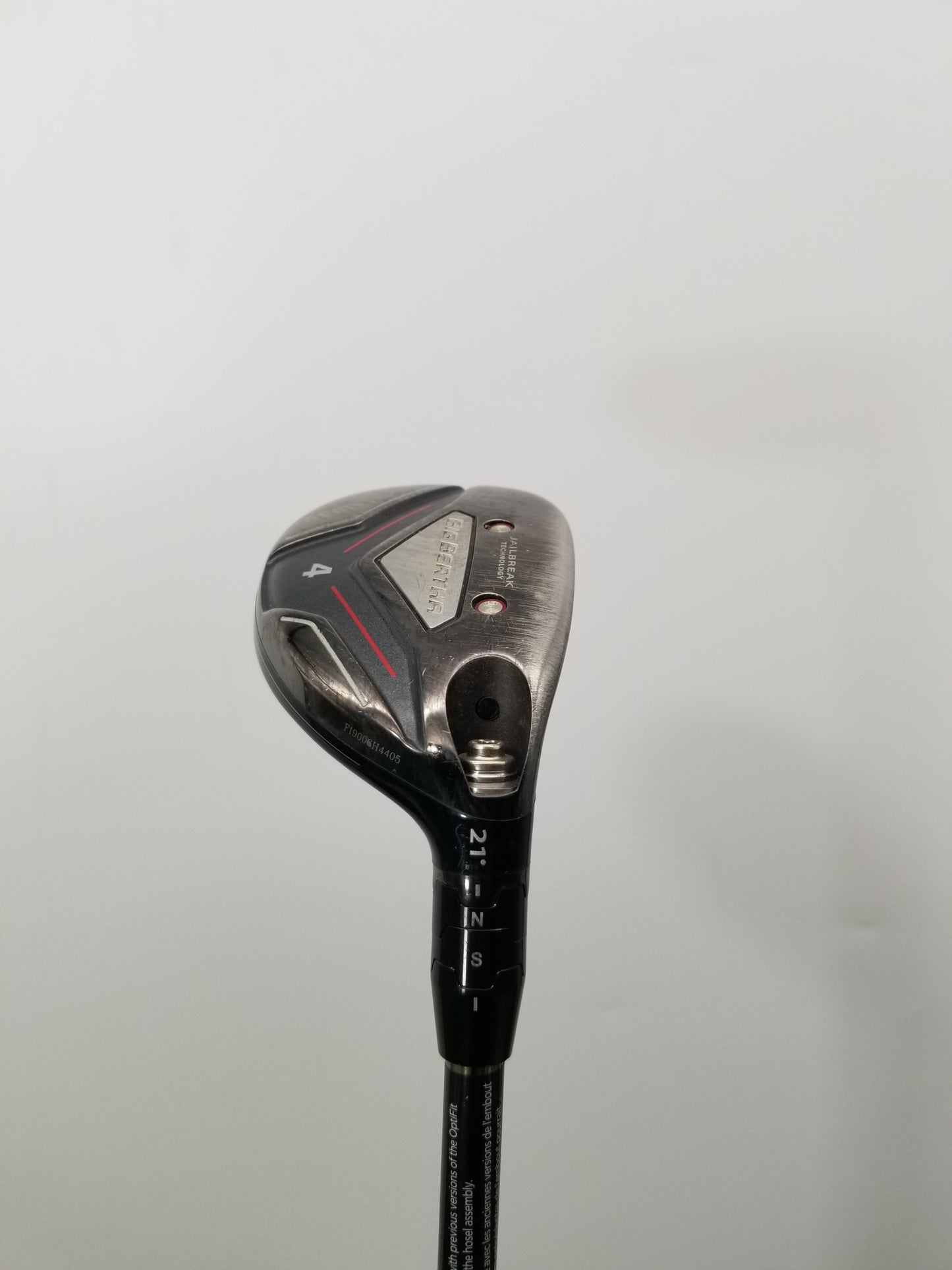 2019 CALLAWAY BIG BERTHA 4 HYBRID 21* REGULAR UST MAMIYA RECOIL ZT9 460 +HC FAIR