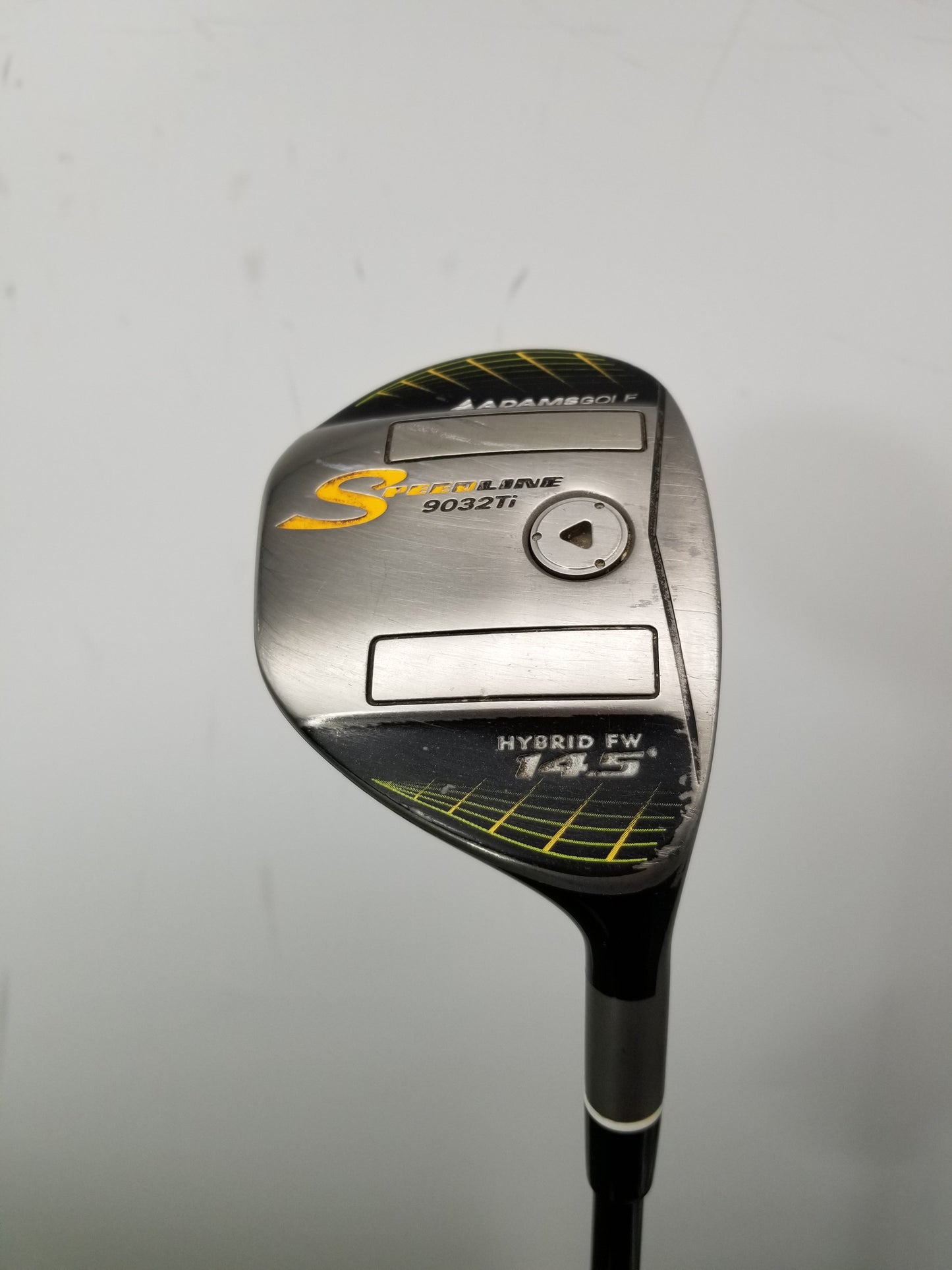 2009 ADAMS SPEEDLINE 9032TI HYBRID FW 14.5* STIFF ALDILA VOODOO GREEN 7 +HC FAIR