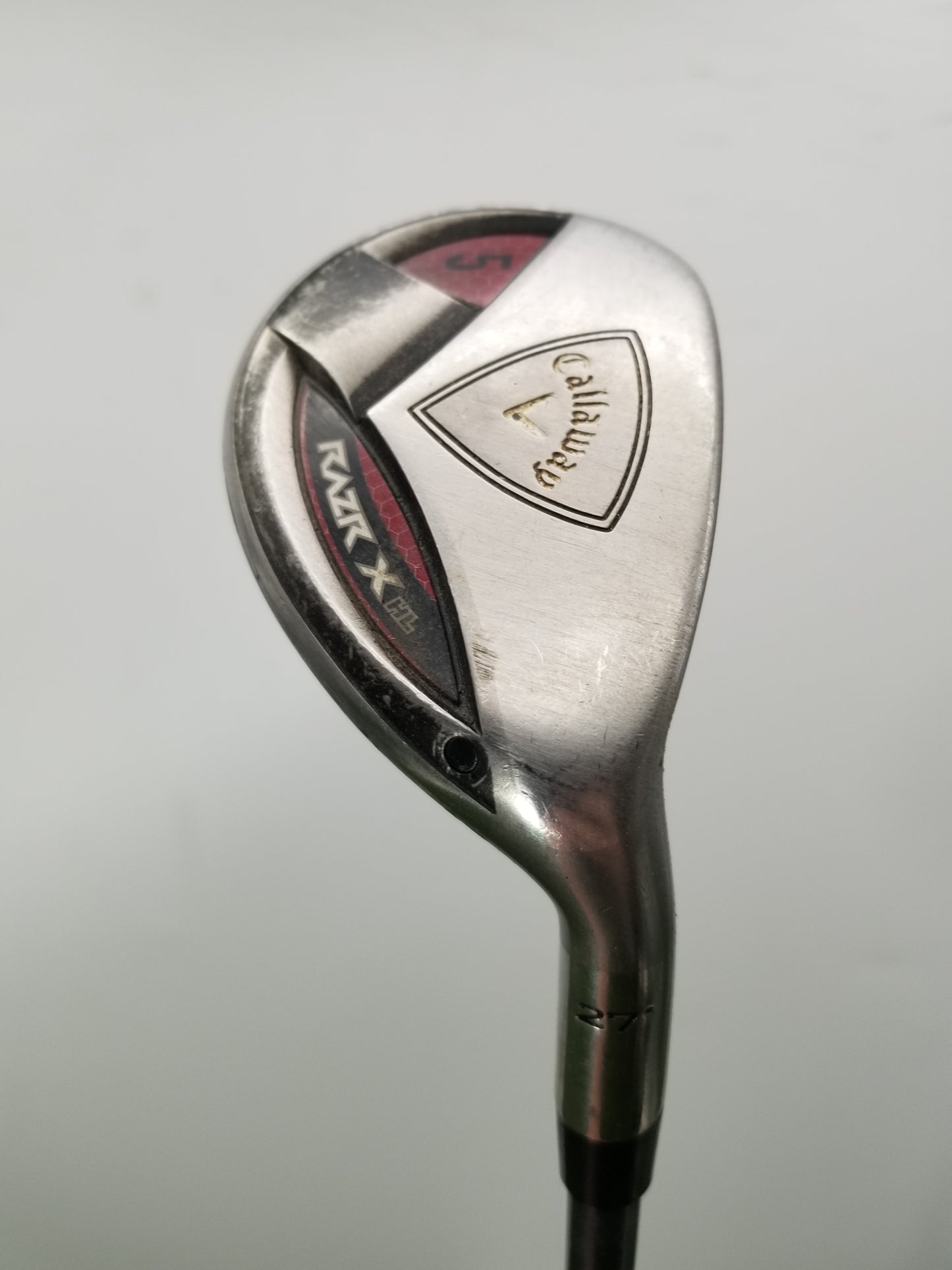 2011 CALLAWAY RAZR X 5 HYBRID 27* LADIES CALLAWAY 50G FAIR