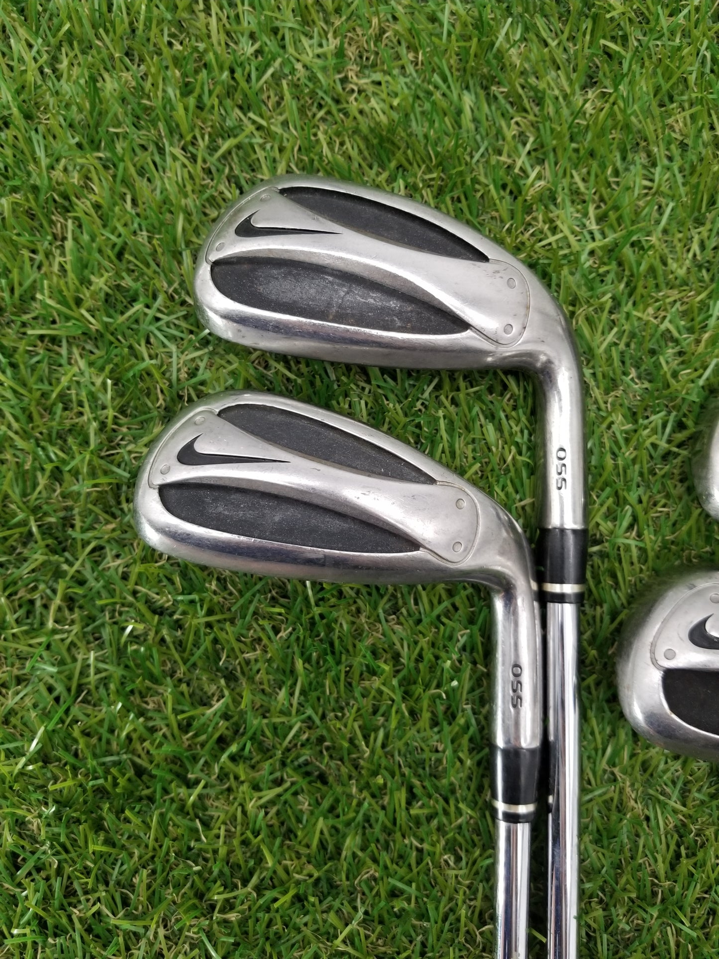 2007 NIKE SLINGSHOT OSS IRON SET 5-PW (NO 9I) STIFF TRUE TEMPER SPEEDSTEP GOOD