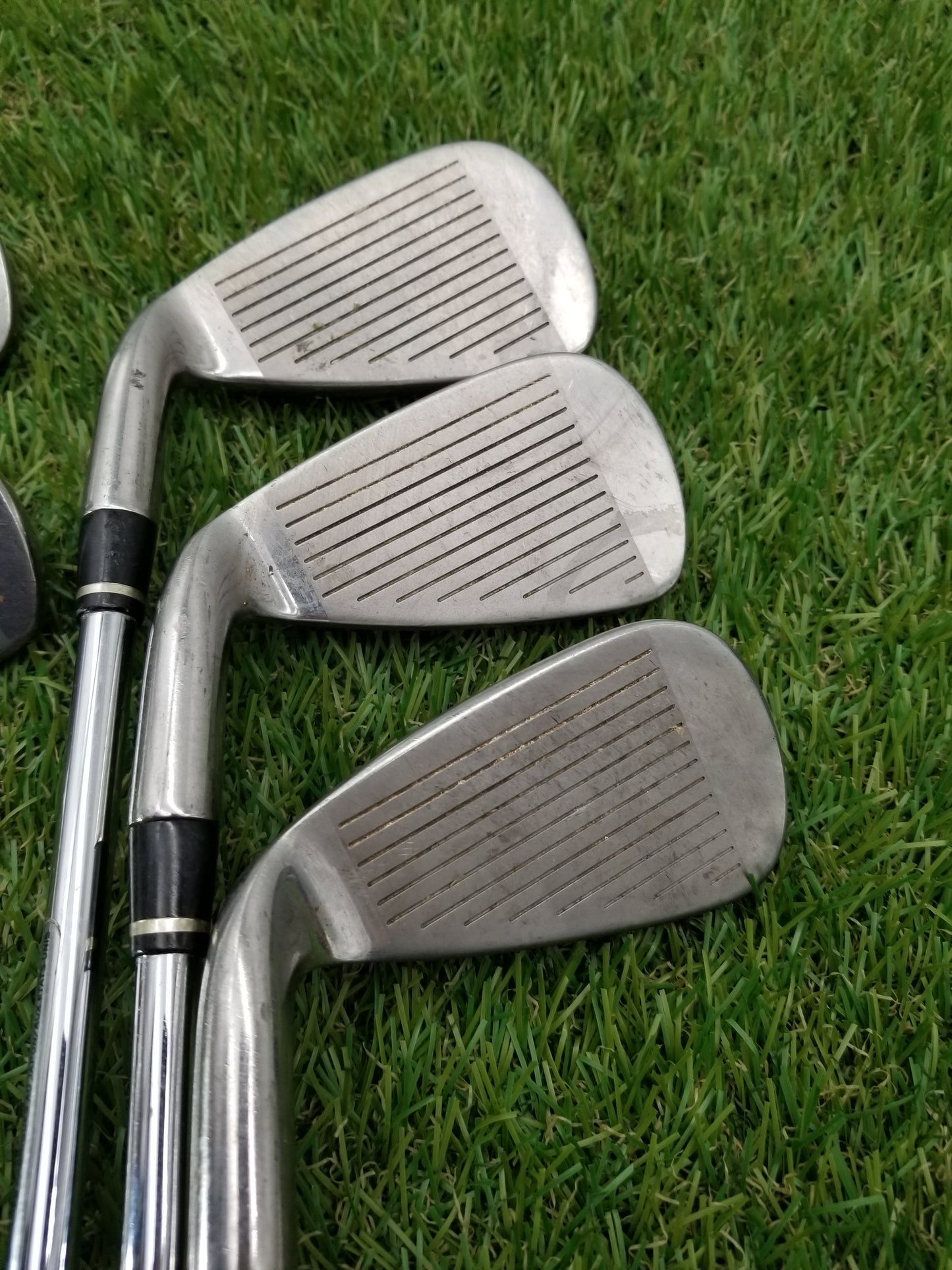2007 NIKE SLINGSHOT OSS IRON SET 5-PW (NO 9I) STIFF TRUE TEMPER SPEEDSTEP GOOD