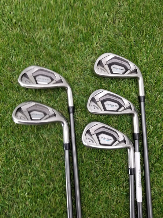 2018 CALLAWAY ROGUE IRON SET 6-AW (NO PW) REGULAR ALDILA SYNERGY 60 GOOD