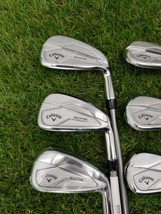 CALLAWAY ELYTE IRON SET 6I-PW,GW REGULAR PROJECT X DENALI CHARCOAL 65G DEMO
