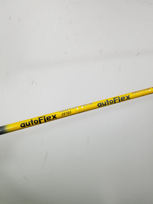 AUTOFLEX SF505 YELLOW DRIVER SHAFT 43.25" 50G TAYLORMADE TIP VERYGOOD