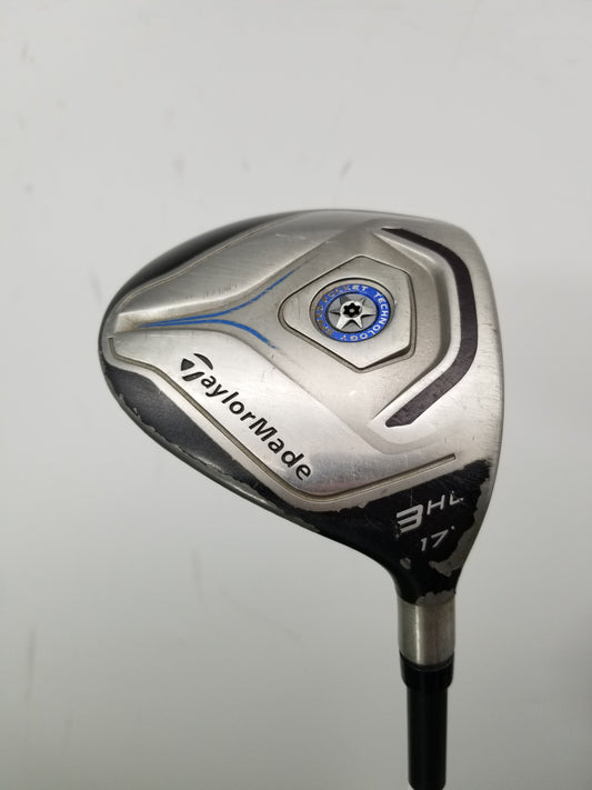2013 TAYLORMADE JETSPEED 3HL WOOD 17* REGULAR MATRIX VELOX T 69G FAIR