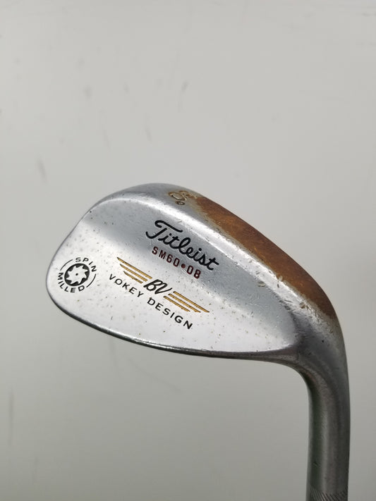 2009 TITLEIST VOKEY SPIN MILLED CHROME WEDGE 60* STIFF 36" FAIR