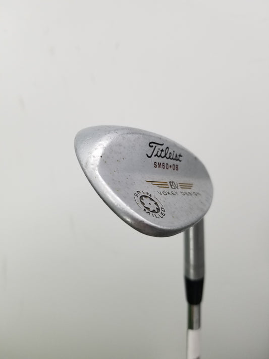 2009 TITLEIST VOKEY SPIN MILLED CHROME WEDGE 60* STIFF 36" FAIR