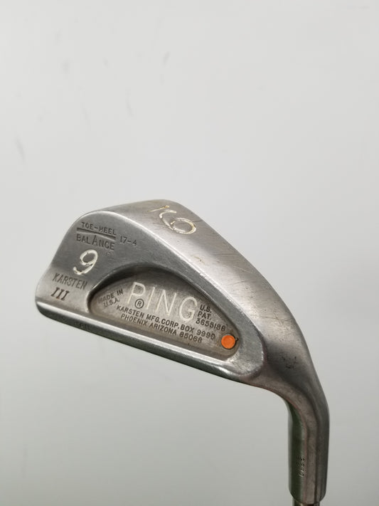 PING KARSTEN III 9 IRON REGULAR TRUE TEMPER DYNAMIC 35.75" GOOD