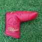 SCOTTY CAMERON SPECIAL SELECT RED BLADE PUTTER HEADCOVER VERYGOOD