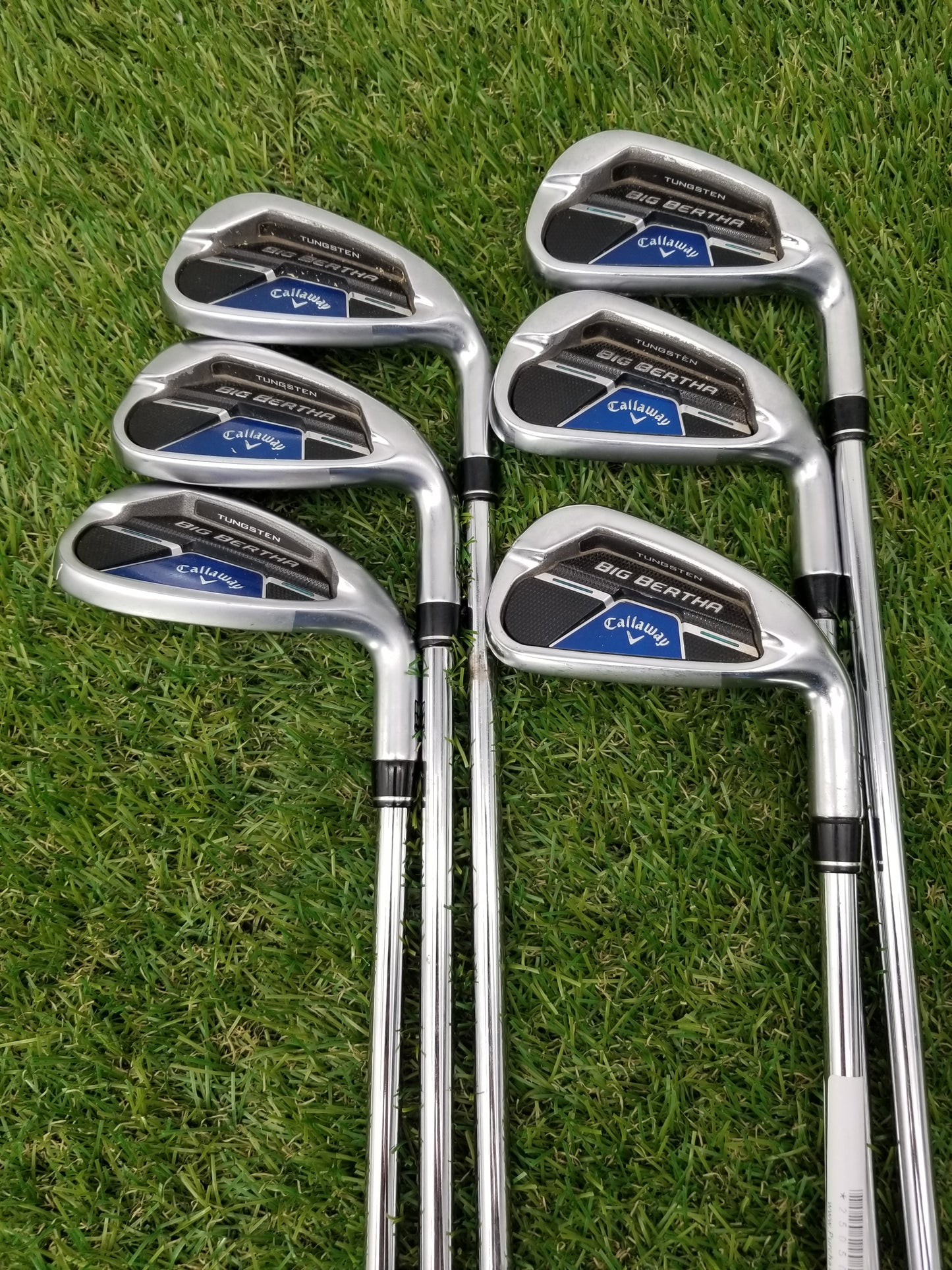 2021 CALLAWAY BIG BERTHA B21 IRON SET 5-SW (NO PW) STIFF KBS MAXC CT80 GOOD