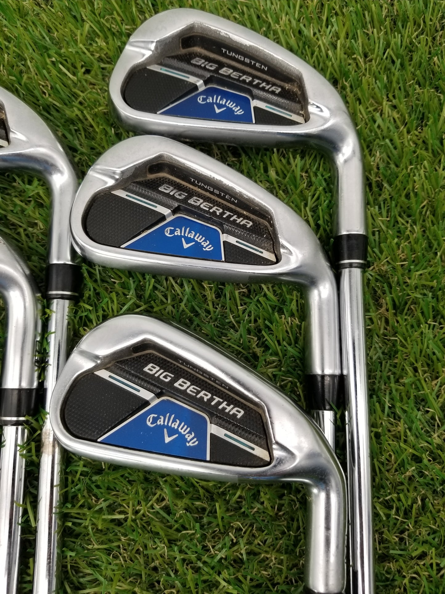 2021 CALLAWAY BIG BERTHA B21 IRON SET 5-SW (NO PW) STIFF KBS MAXC CT80 GOOD