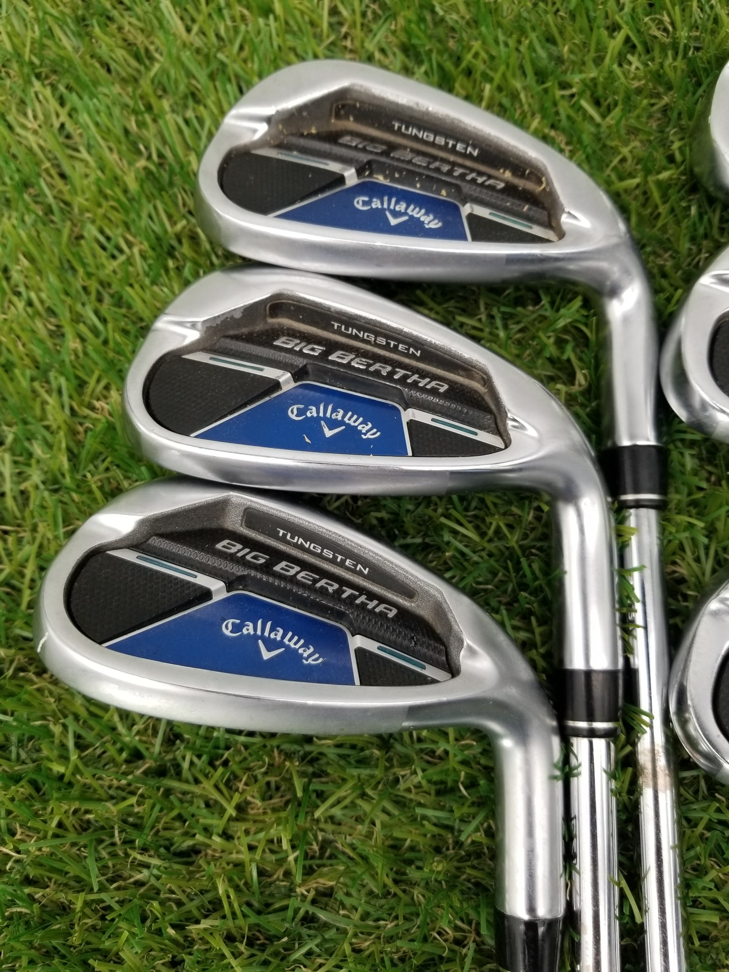 2021 CALLAWAY BIG BERTHA B21 IRON SET 5-SW (NO PW) STIFF KBS MAXC CT80 GOOD