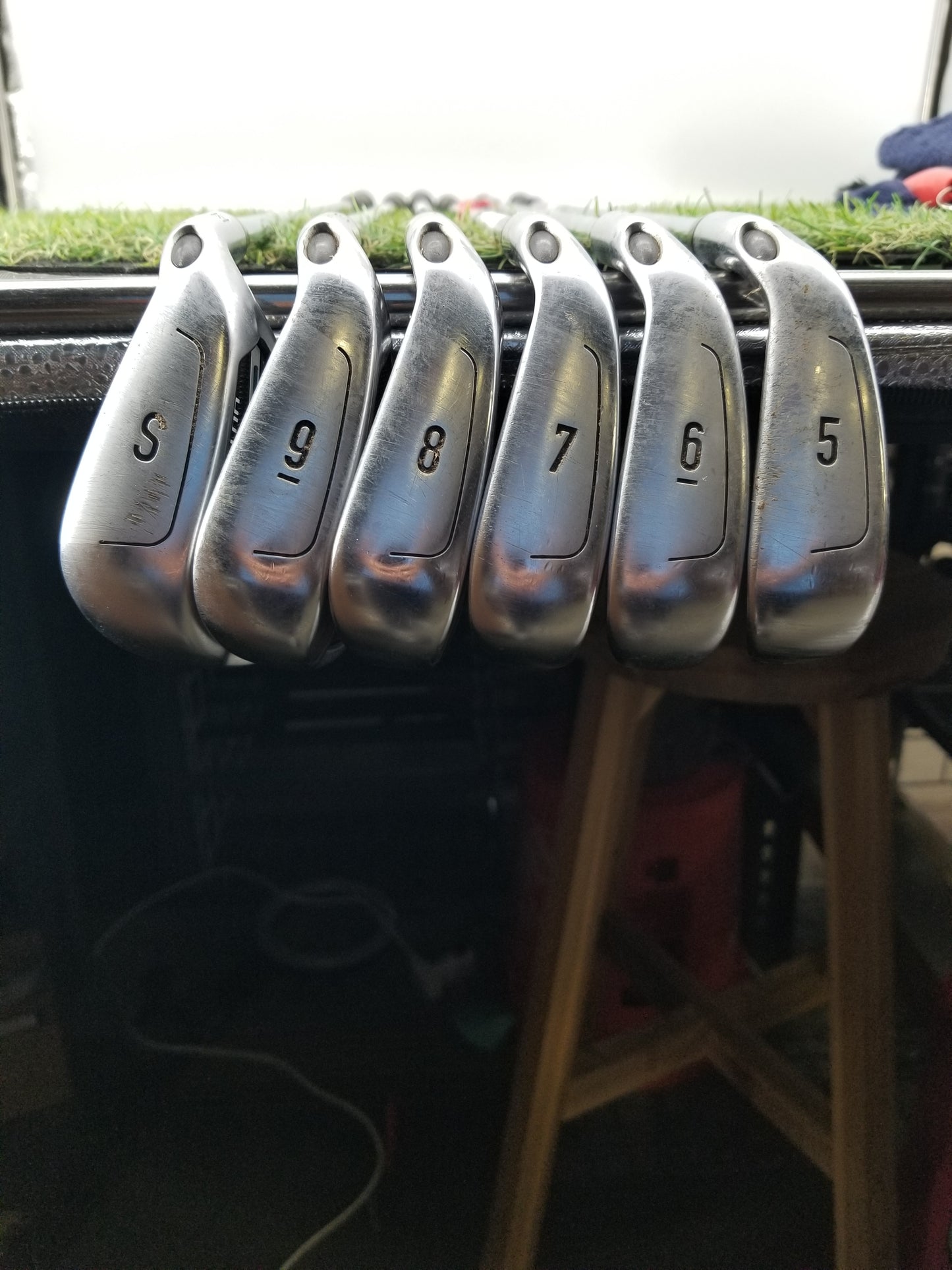 2021 CALLAWAY BIG BERTHA B21 IRON SET 5-SW (NO PW) STIFF KBS MAXC CT80 GOOD