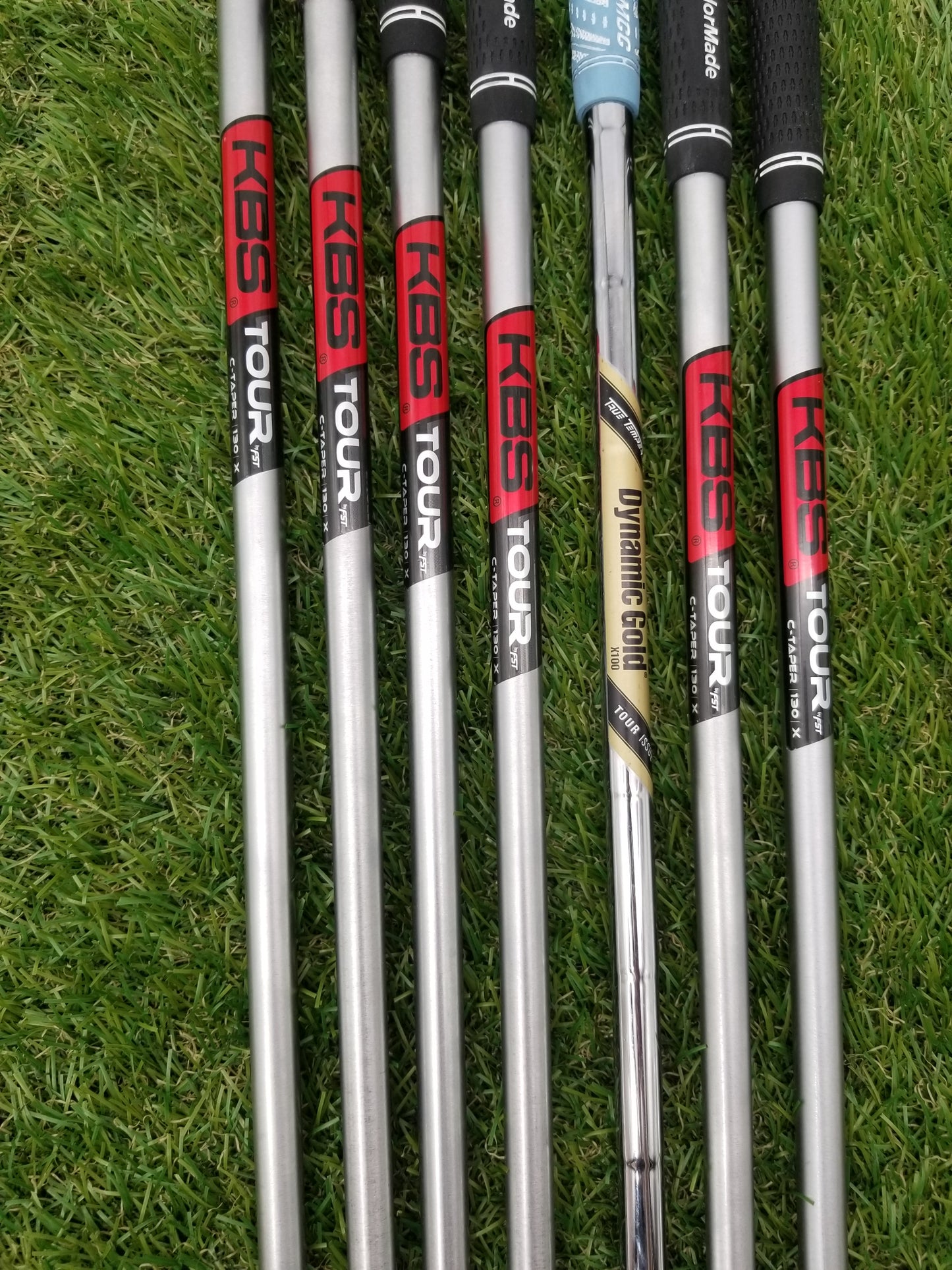 2023 TAYLORMADE P7MC IRON SET 4I-PW XSTIFF KBS TOUR C-TAPER 130 VERYGOOD