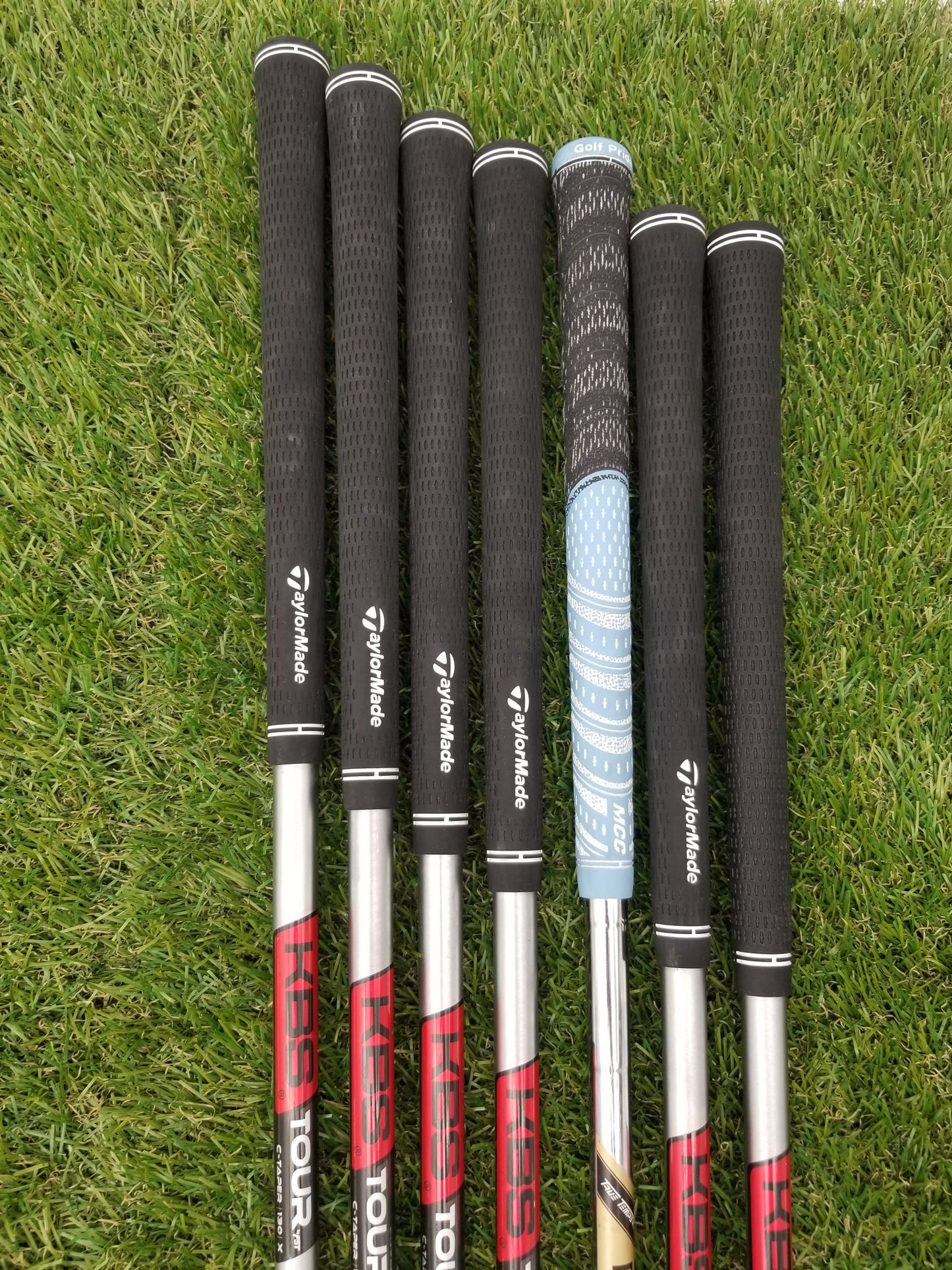 2023 TAYLORMADE P7MC IRON SET 4I-PW XSTIFF KBS TOUR C-TAPER 130 VERYGOOD
