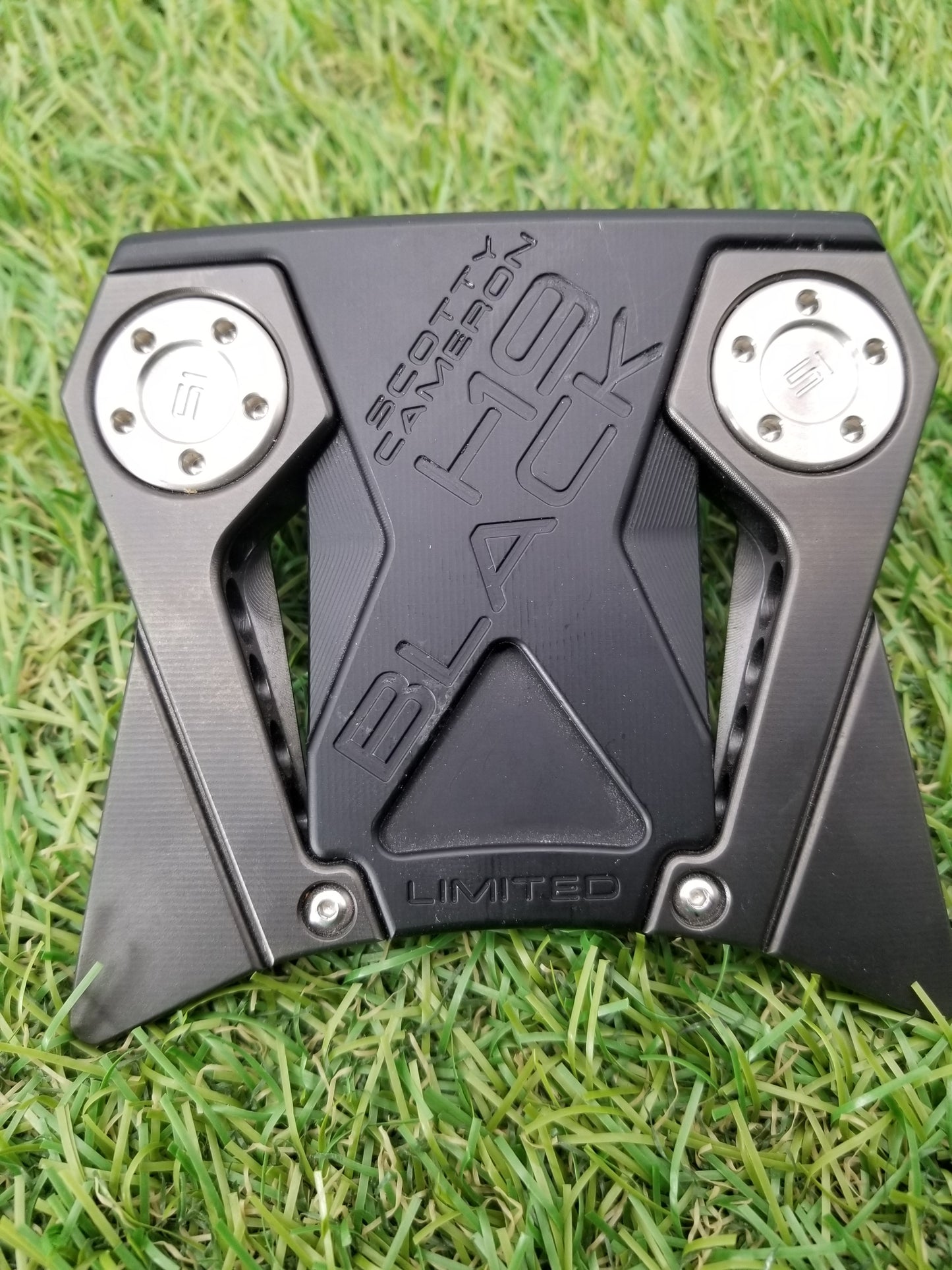 SCOTTY CAMERON H19 BLACK HOLIDAY LIMITED EDITION PUTTER CLUBHEAD ONLY VERYGOOD