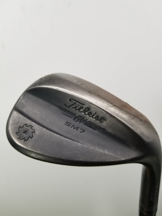 2018 TITLEIST VOKEY SM7 BRUSHED STEEL WEDGE 58*/8 STIFF DYNAMIC GOLD 35" GOOD