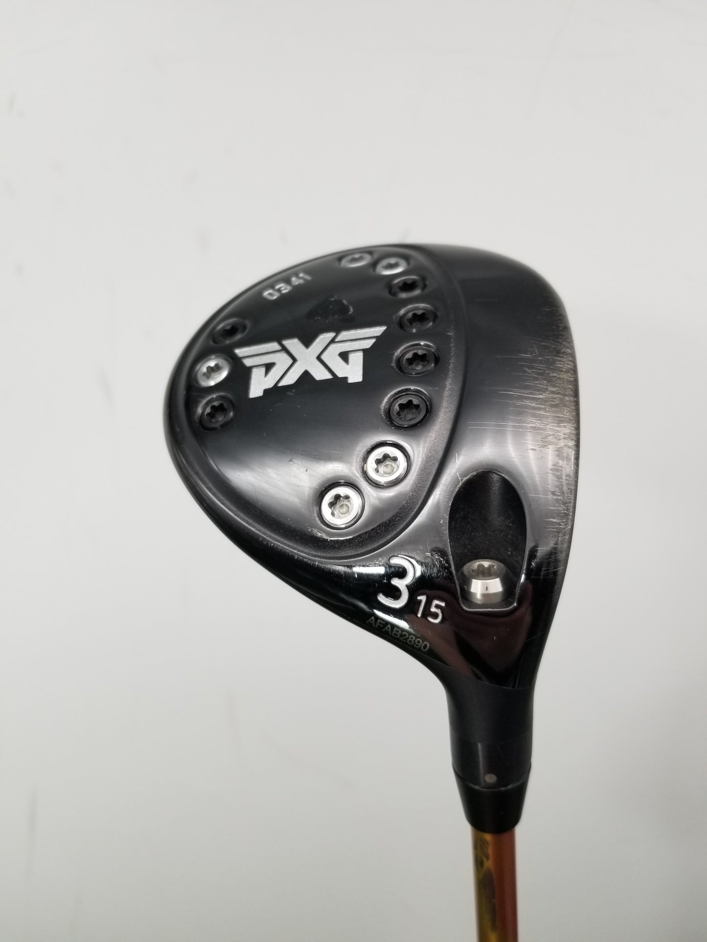 2016 PXG 0341 GEN1 3 WOOD 15* STIFF FUJIKURA SPEEDER EVOLUTION II +HC GOOD