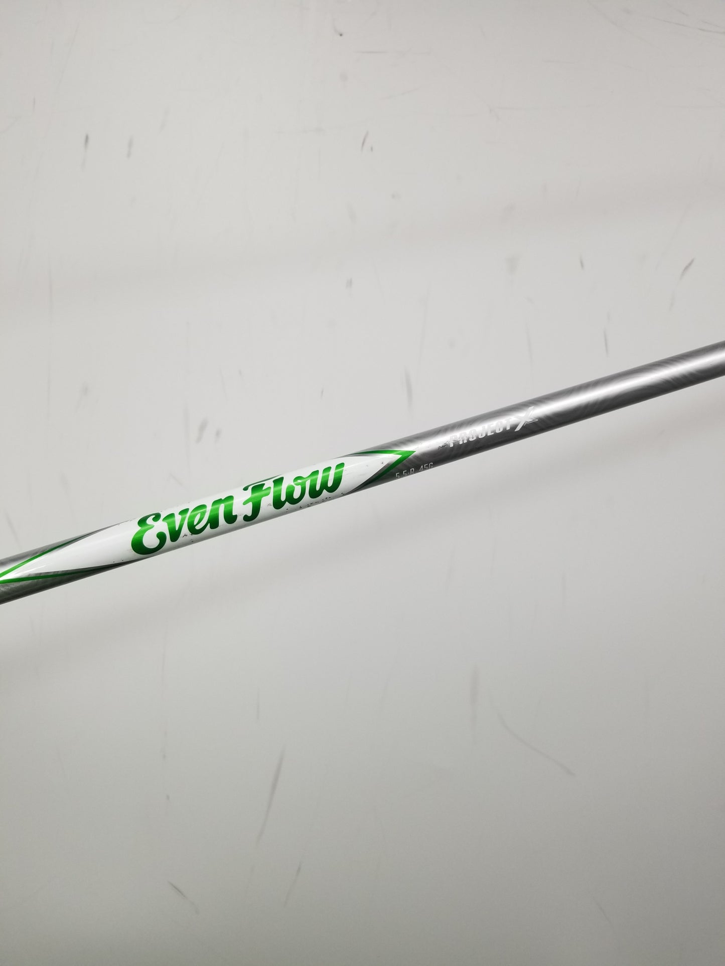 PROJECT X EVENFLOW GREEN DRIVER SHAFT REGULAR 45G 43.75" COBRA TIP VERYGOOD