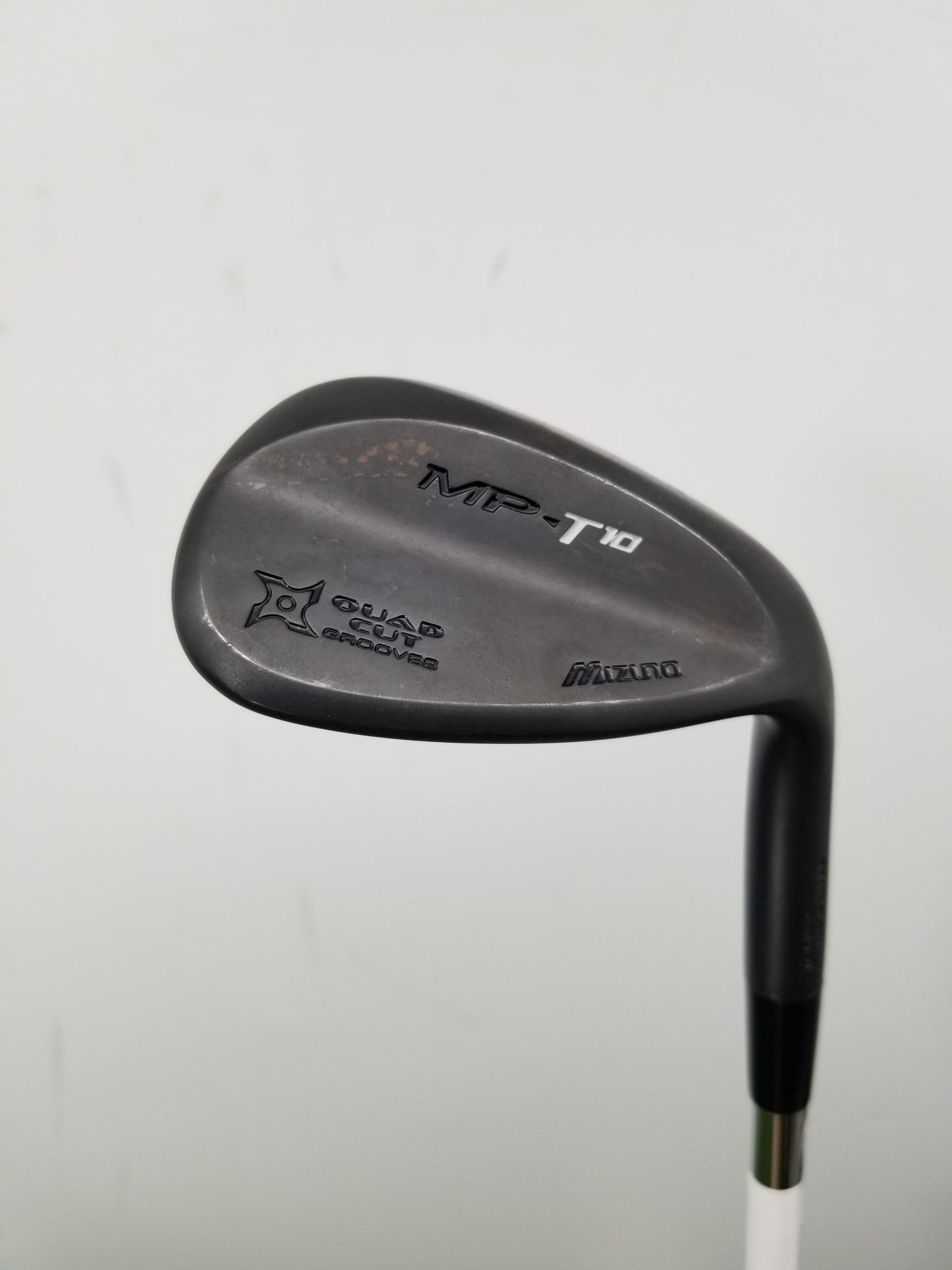 2010 MIZUNO MP T10 BLACK SATIN WEDGE 58*/10 WEDGEFLEX DYNGOLD 35.25" VERYGOOD