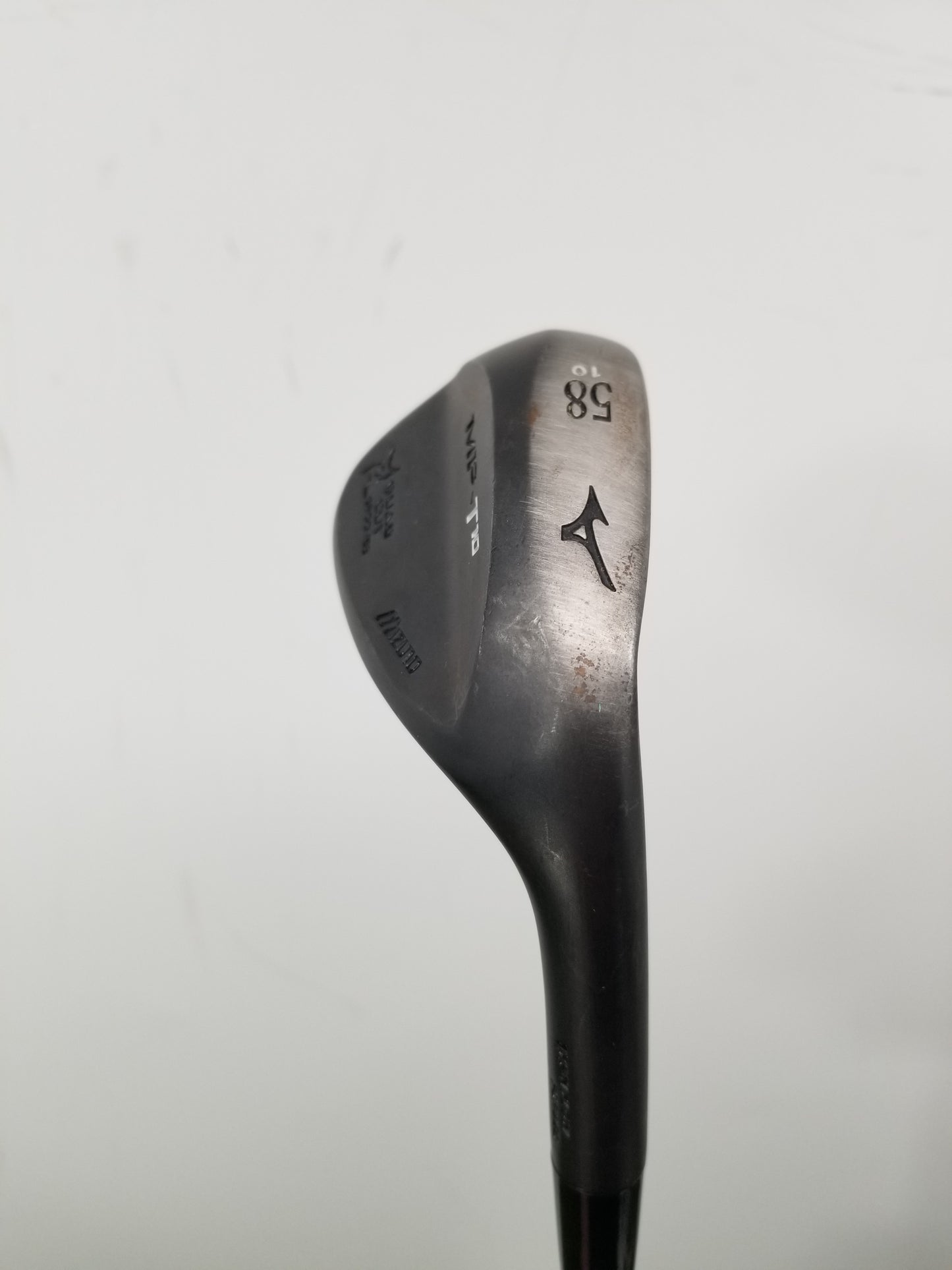 2010 MIZUNO MP T10 BLACK SATIN WEDGE 58*/10 WEDGEFLEX DYNGOLD 35.25" VERYGOOD