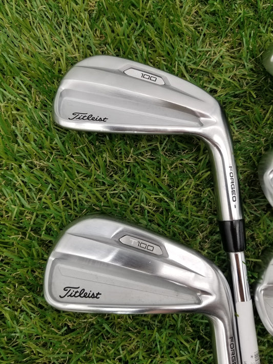 2021 TITLEIST T100 IRON SET 6I-PW XSTIFF PROJECT X RIFLE PRECISION VERYGOOD