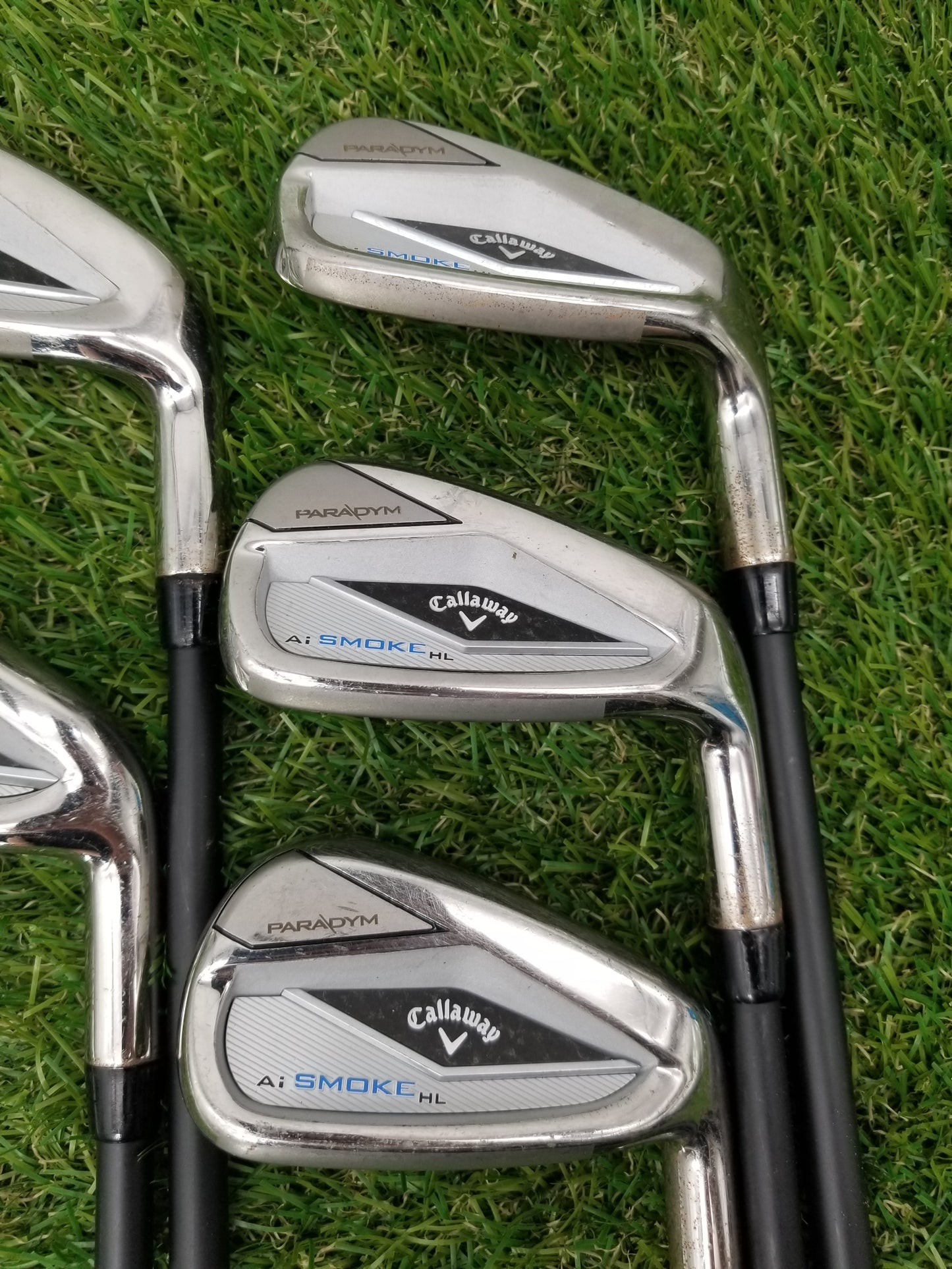 2024 CALLAWAY PARADYM AI SMOKE HL IRON SET 7I-PW,GW REG PROJX CYPHER 60 GOOD