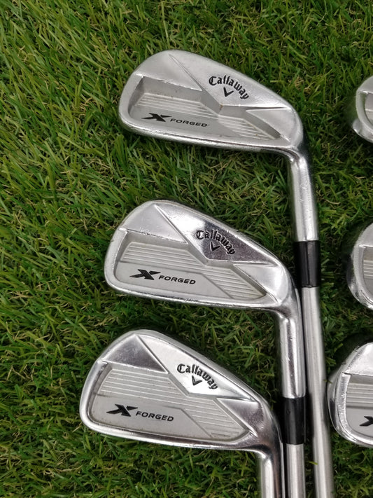 2018 CALLAWAY X FORGED IRON SET 5I-PW STIFF KBS TOUR C-TAPER LITE 110 FAIR