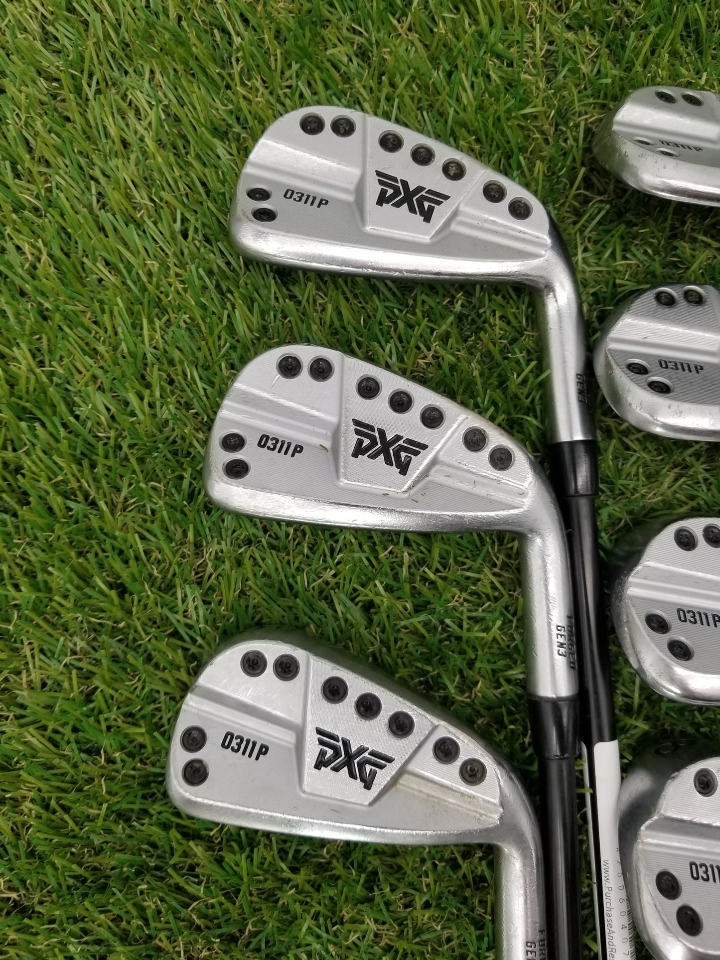 2020 PXG 0311P GEN3 CHROME IRON SET 5I-PW,GW REGULAR MITSUBISHI MMT 70 FAIR