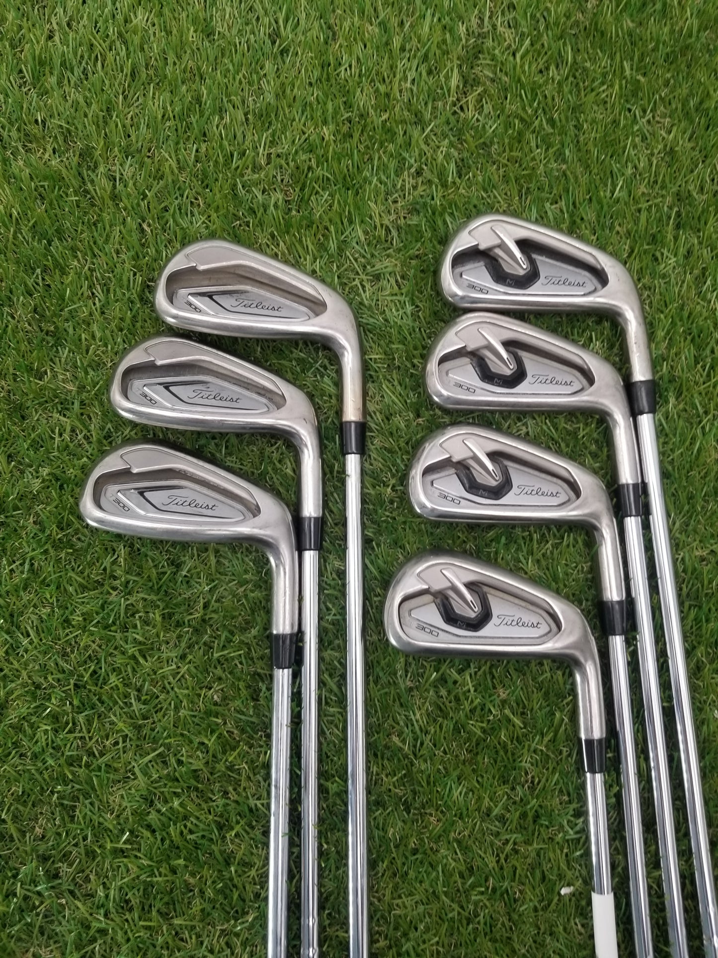 2019 TITLEIST T300 IRON SET 4I-PW STIFF TRUE TEMPER XP 95 GOOD