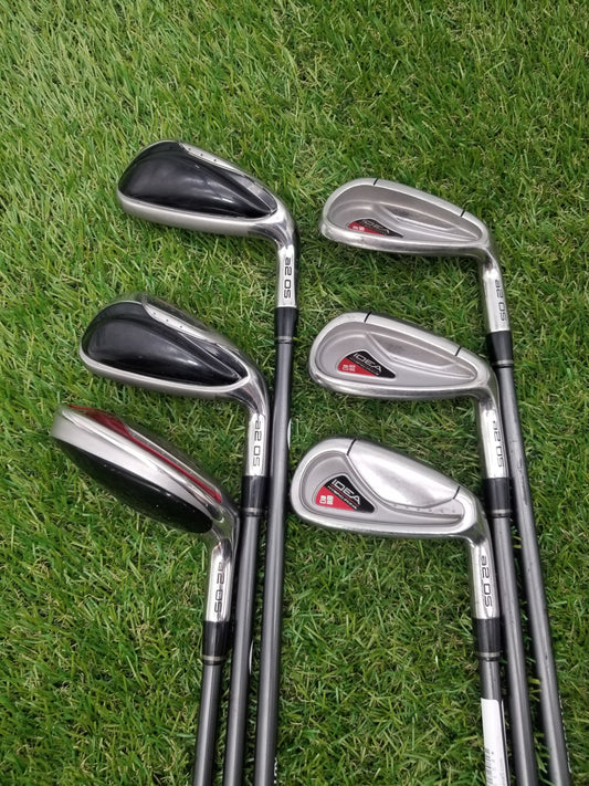 2006 ADAMS IDEA A2 OS IRON SET 4-PW (NO 8) REGULAR GRAFALLOY PROLAUNCH GOOD