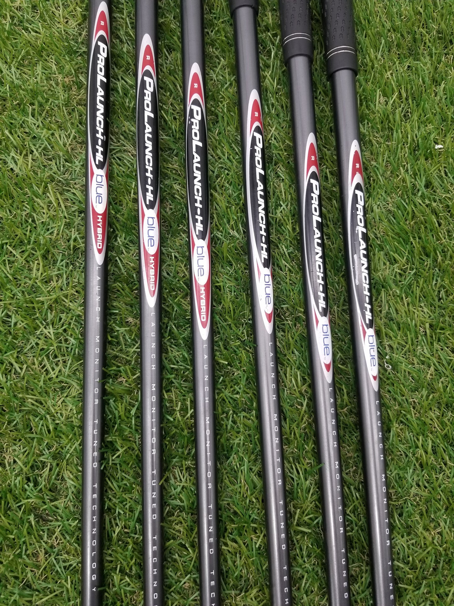 2006 ADAMS IDEA A2 OS IRON SET 4-PW (NO 8) REGULAR GRAFALLOY PROLAUNCH GOOD