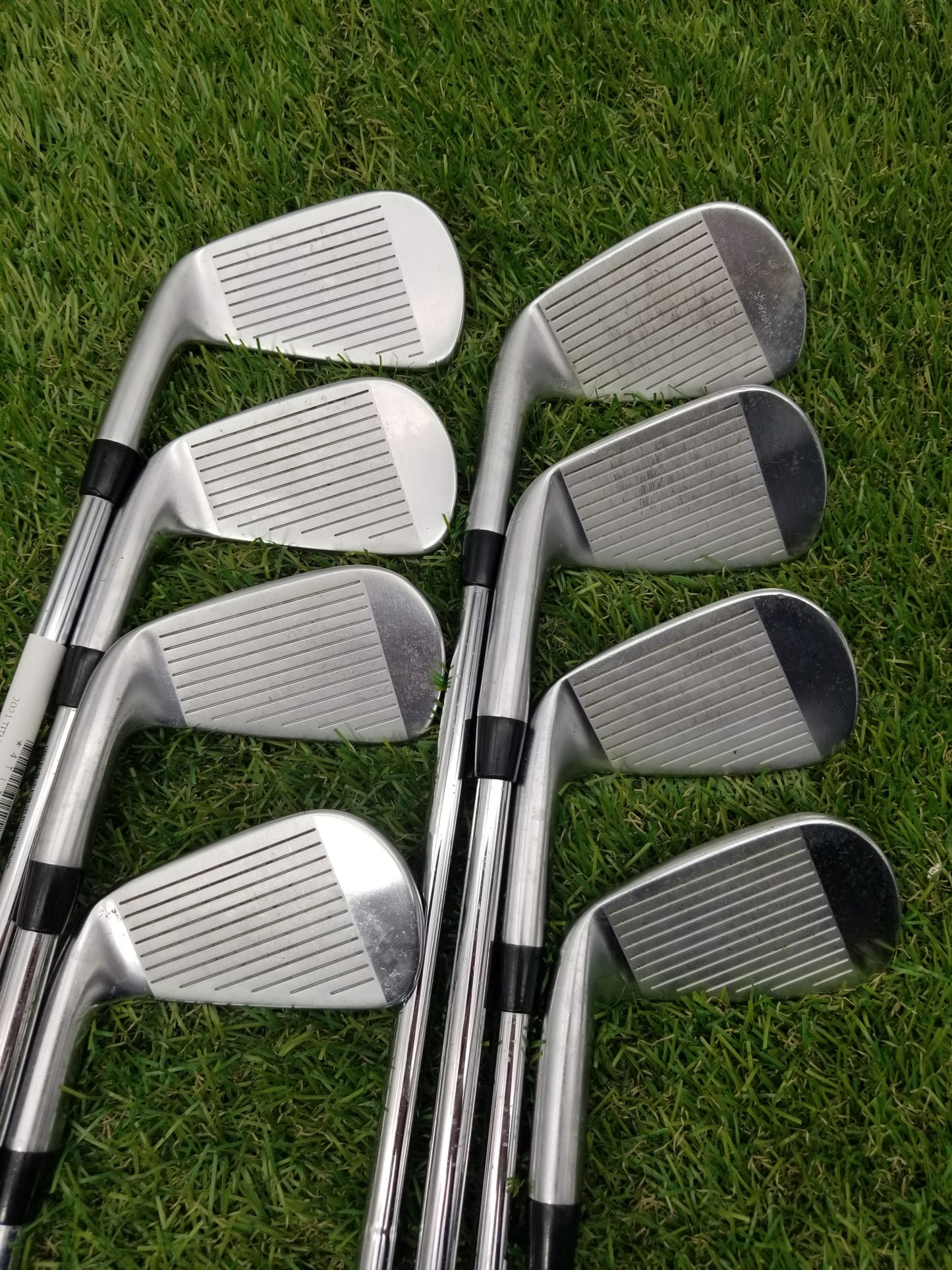 2021 TITLEIST T100 S IRON SET 4I-PW,GW STIFF TRUE TEMPER AMT TOUR WHITE GOOD