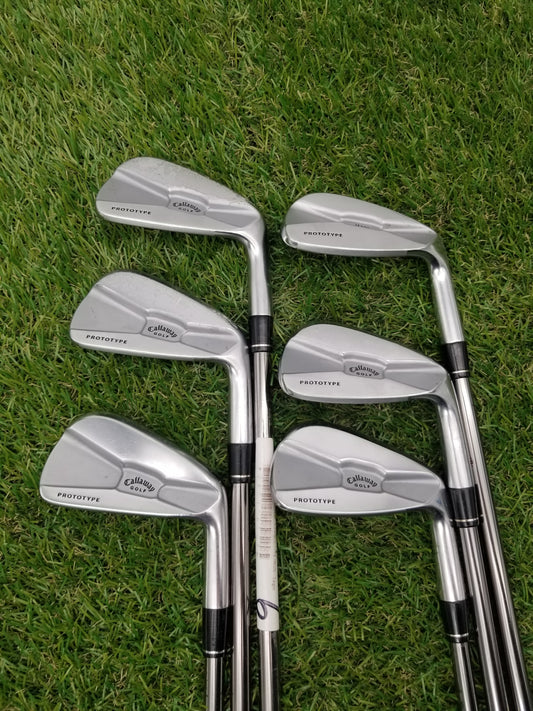 2009 CALLAWAY TOUR AUTHENTIC X PROTOTYPE IRON SET 5-PW SENIOR UST RECOIL GOOD