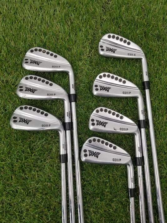 2018 PXG 0311P GEN2 CHROME IRON SET 4I-PW XSTIFF KBS $-TAPER 130 GOOD