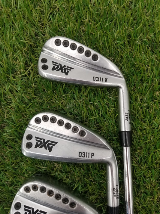 2018 PXG 0311P GEN2 CHROME IRON SET 4I-PW XSTIFF KBS $-TAPER 130 GOOD