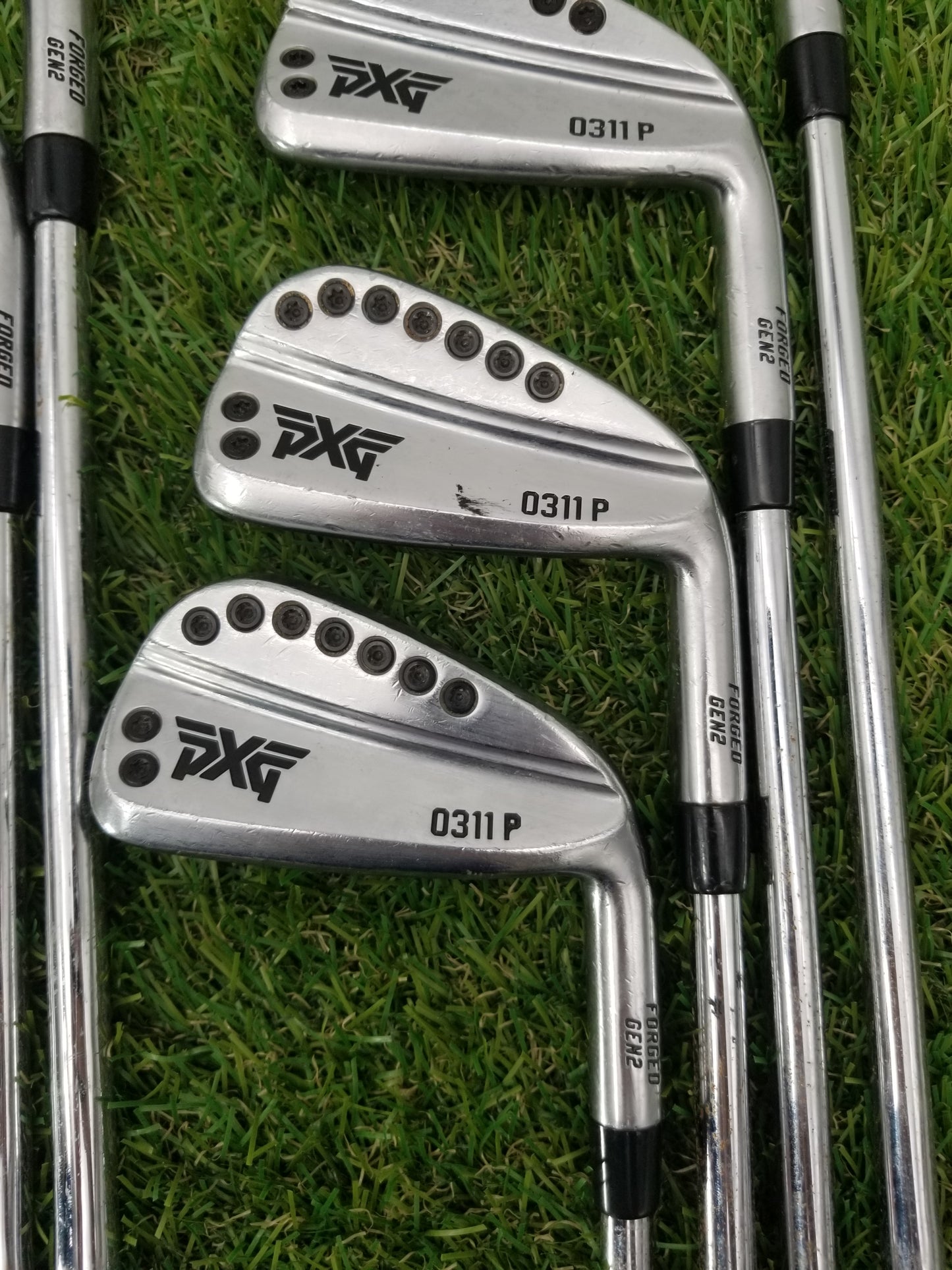 2018 PXG 0311P GEN2 CHROME IRON SET 4I-PW XSTIFF KBS $-TAPER 130 GOOD
