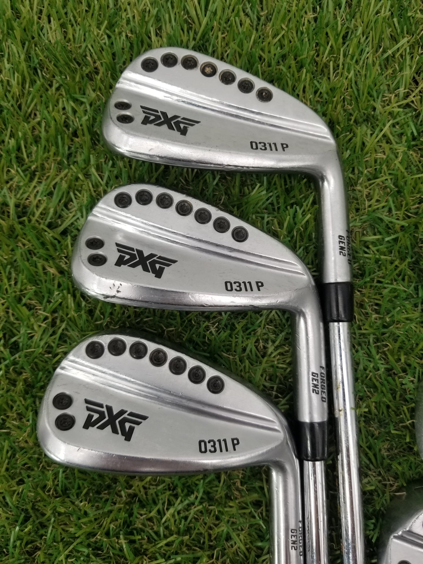 2018 PXG 0311P GEN2 CHROME IRON SET 4I-PW XSTIFF KBS $-TAPER 130 GOOD